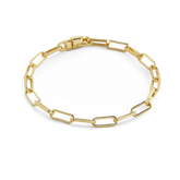 Open Link Paperclip Chain Bracelet