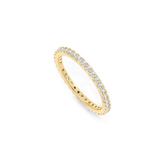 April Birthstone Eternity Stacking Ring