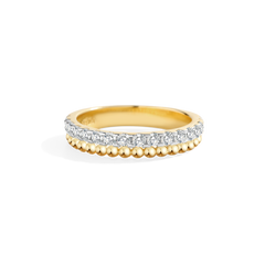Beaded Diamond Band