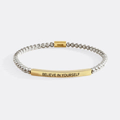 Believe in Yourself Beaded Inspire Bracelet