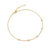 Bezel Set Diamond Bracelet