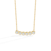 Classic Bezel-Set Diamond Necklace