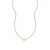 Dainty Heart Stacking Initial Necklace