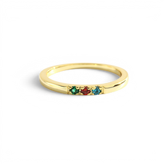 Dainty Stackable Birthstone Ring