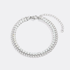 Double Chain Tennis Bracelet
