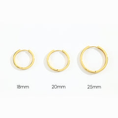 Everyday Hinging Hoop Earring