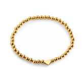 Heart Beaded Stacking Bracelet