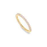 June Birthstone Eternity Stacking Ring