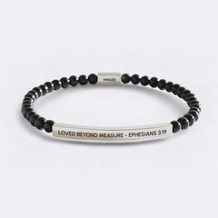 Loved Beyond Measure - Ephesians 3:19 Beaded Inspire Bracelet