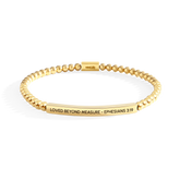 Loved Beyond Measure - Ephesians 3:19 Beaded Inspire Bracelet