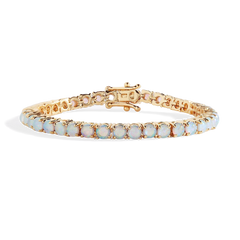 Blue Opal Tennis Bracelet