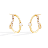 The Nova Double Hoop Earrings
