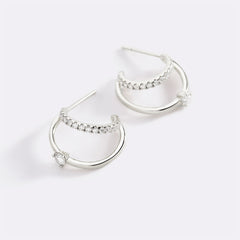 The Nova Double Hoop Earrings