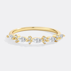 Marquise and Round Diamond Ring