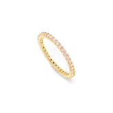 October Birthstone Eternity Stacking Ring