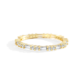 White Sapphire Stacking Ring