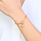 Heart Lock Charm