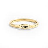 Skinny Name Ring