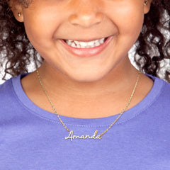 Fairy Name Necklace – Close Fit