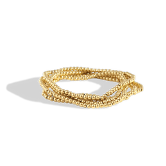 3mm & 5mm Beaded Bracelet Stacking Set