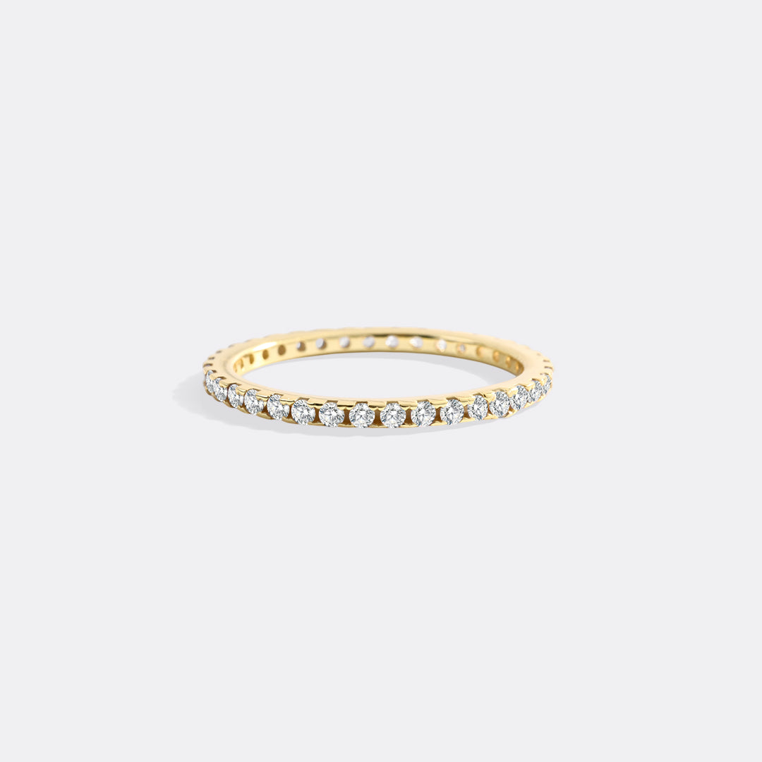 April Birthstone Eternity Stacking Ring
