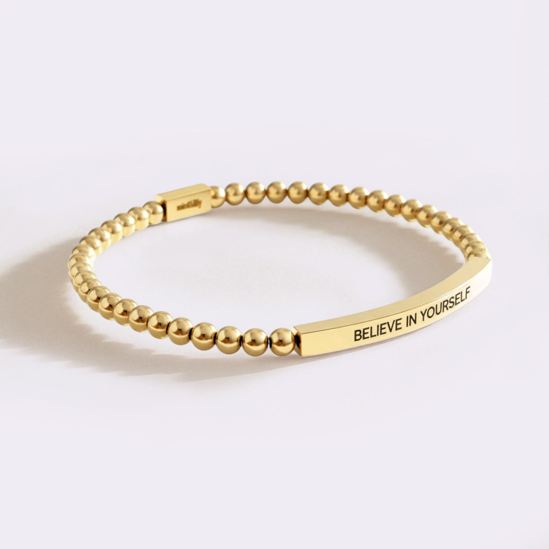 Believe in Yourself Beaded Inspire Bracelet