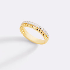 Beaded Diamond Band