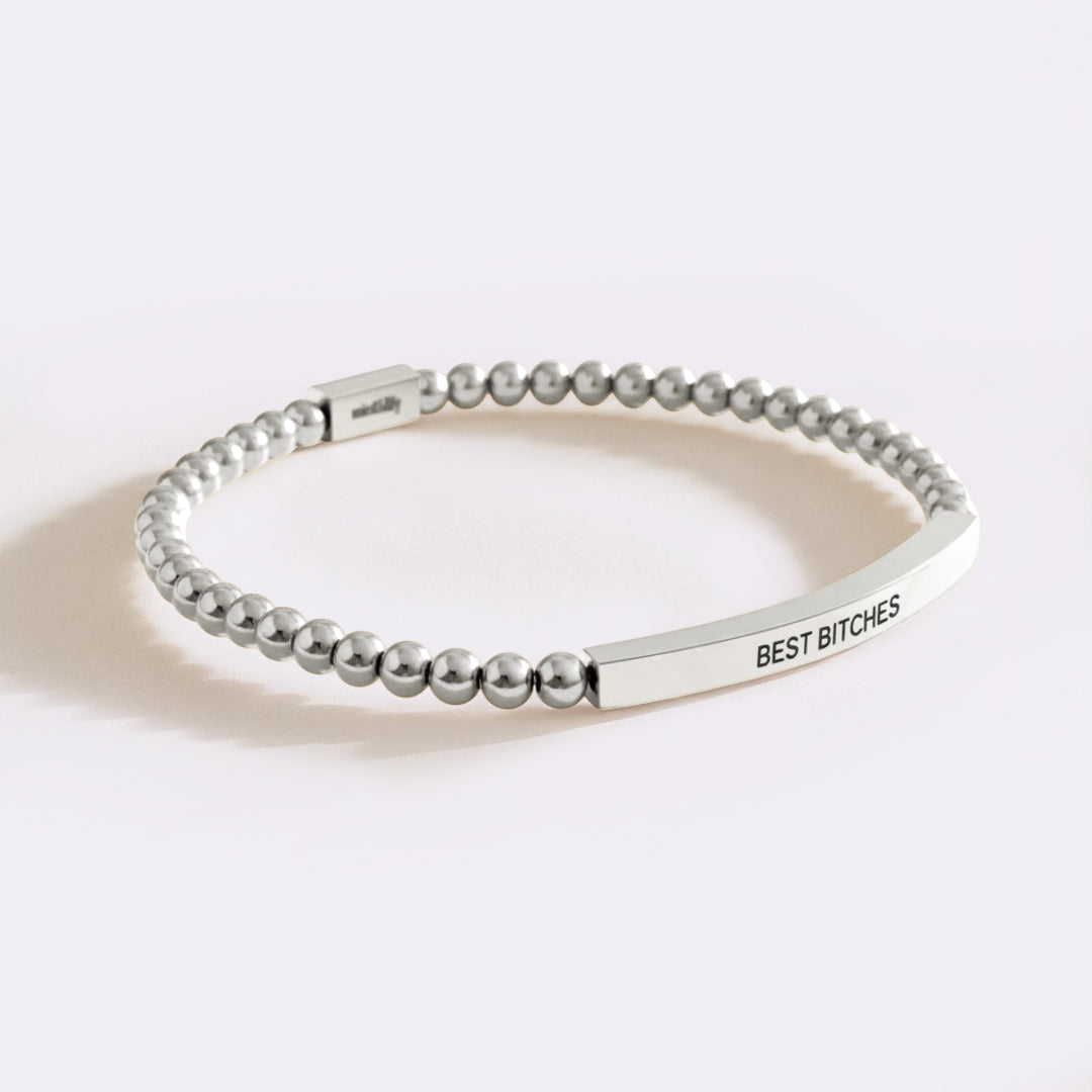 Best Bitches Beaded Inspire Bracelet