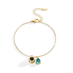 Birthstone Photo Bracelet