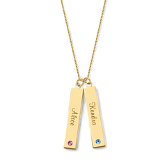 Birthstone Bar Necklace