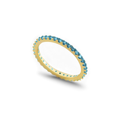 December Birthstone Eternity Stacking Ring