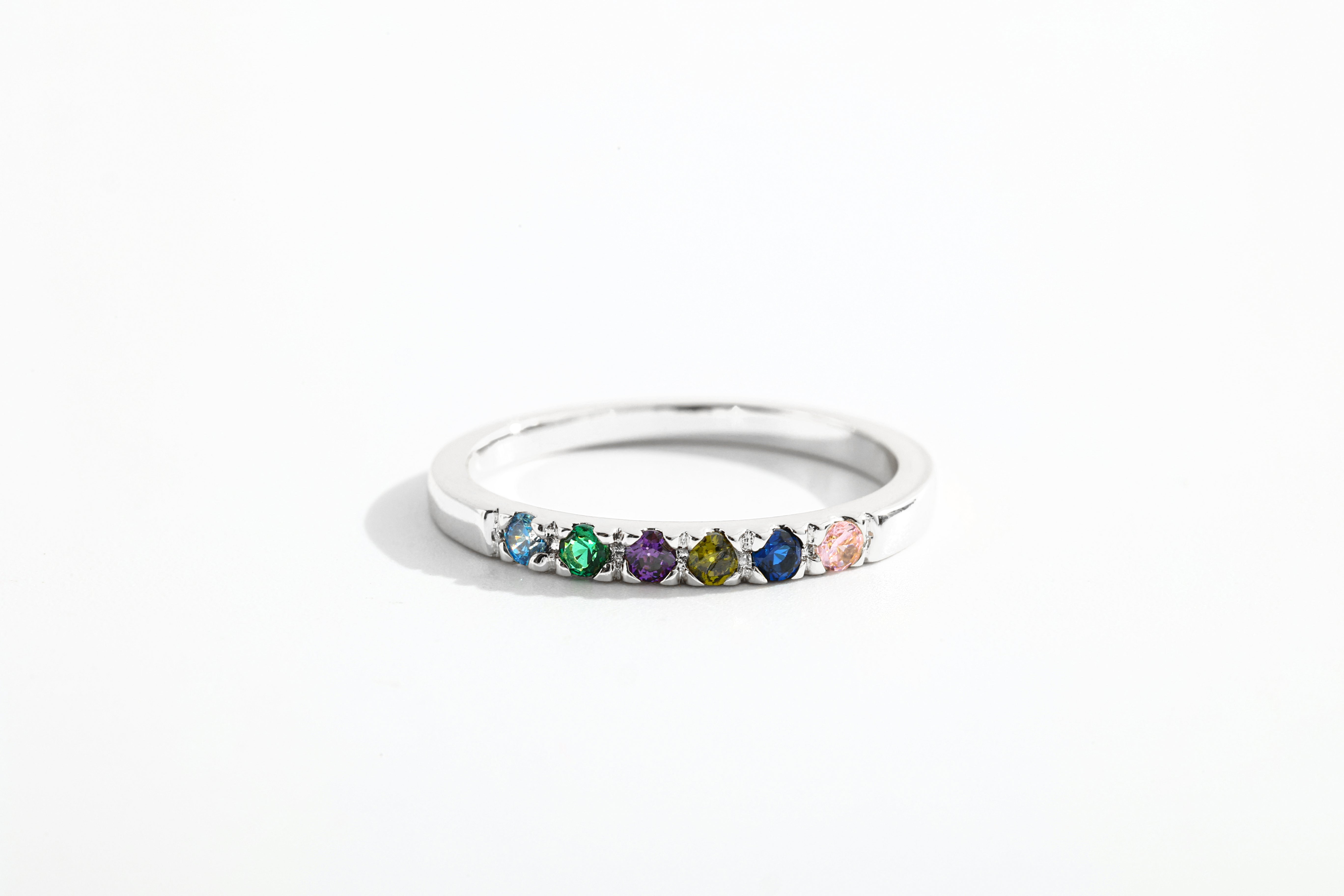 Dainty Stackable Birthstone Ring