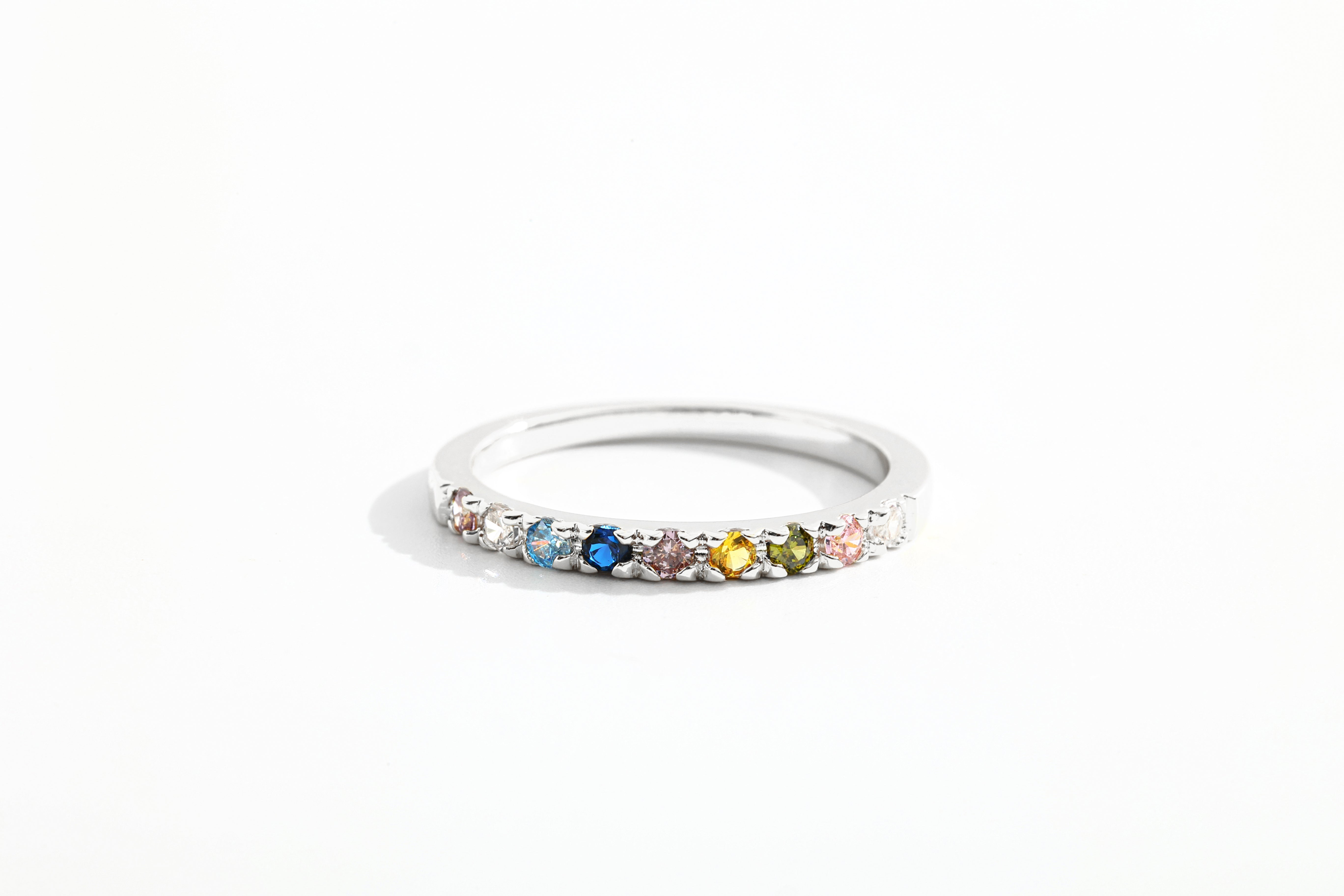 Dainty Stackable Birthstone Ring