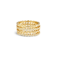 Dainty Gold Mini Ring Set