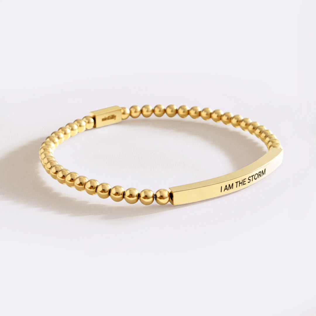 I Am The Storm Beaded Inspire Bracelet