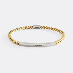 Keep Shining Beaded Inspire Bracelet