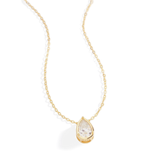 Diamond Teardrop Necklace