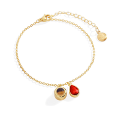 Birthstone Photo Bracelet