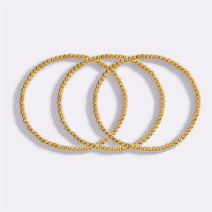3mm Beaded Bracelet Stacking Set