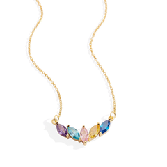 Elegant Family Birthstone Necklace