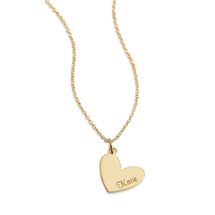 Personalized Heart Name Necklace