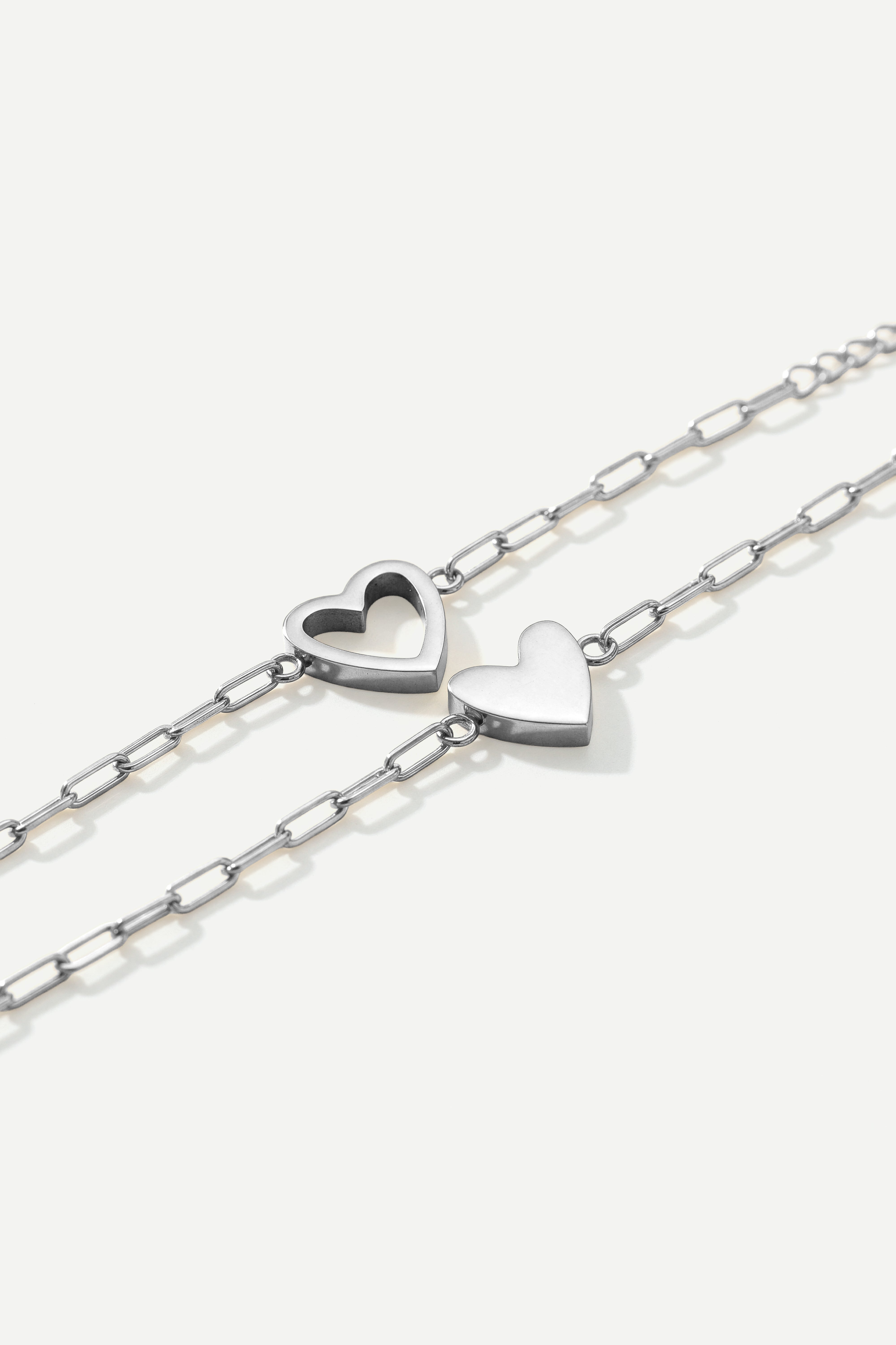 Perfect Fit Heart Bracelet Set