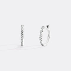 Small Dainty Pave Earring
