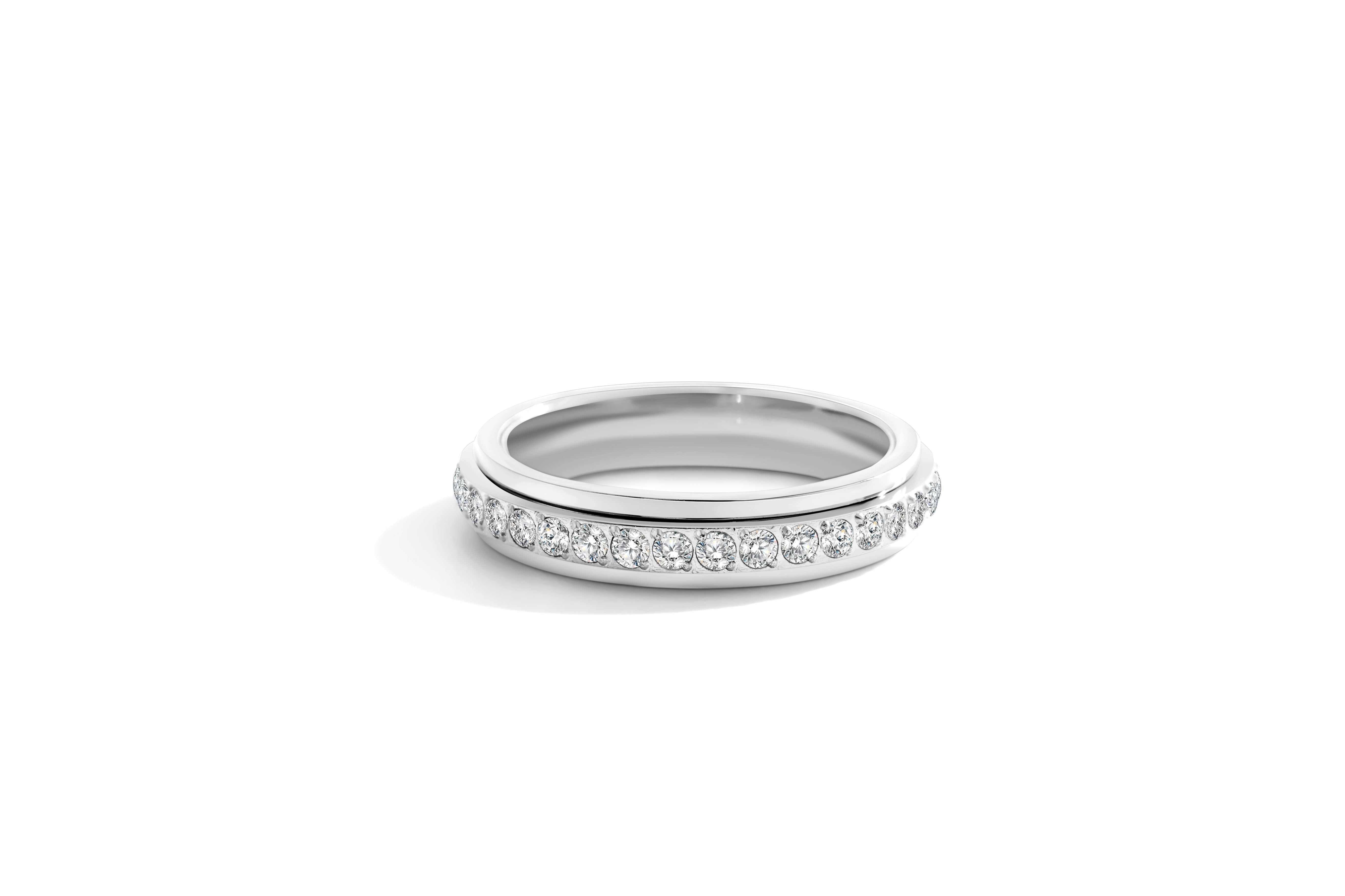 Spinning Fidget Eternity Ring