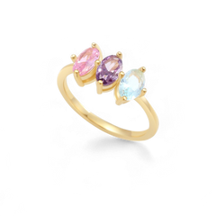Birthstone Marquis-Cut Ring