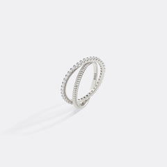 Twisted Interlocking Diamond Band