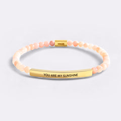 You Are My Sunshine Beaded Inspire Bracelet