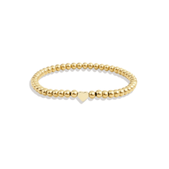 Heart Beaded Stacking Bracelet