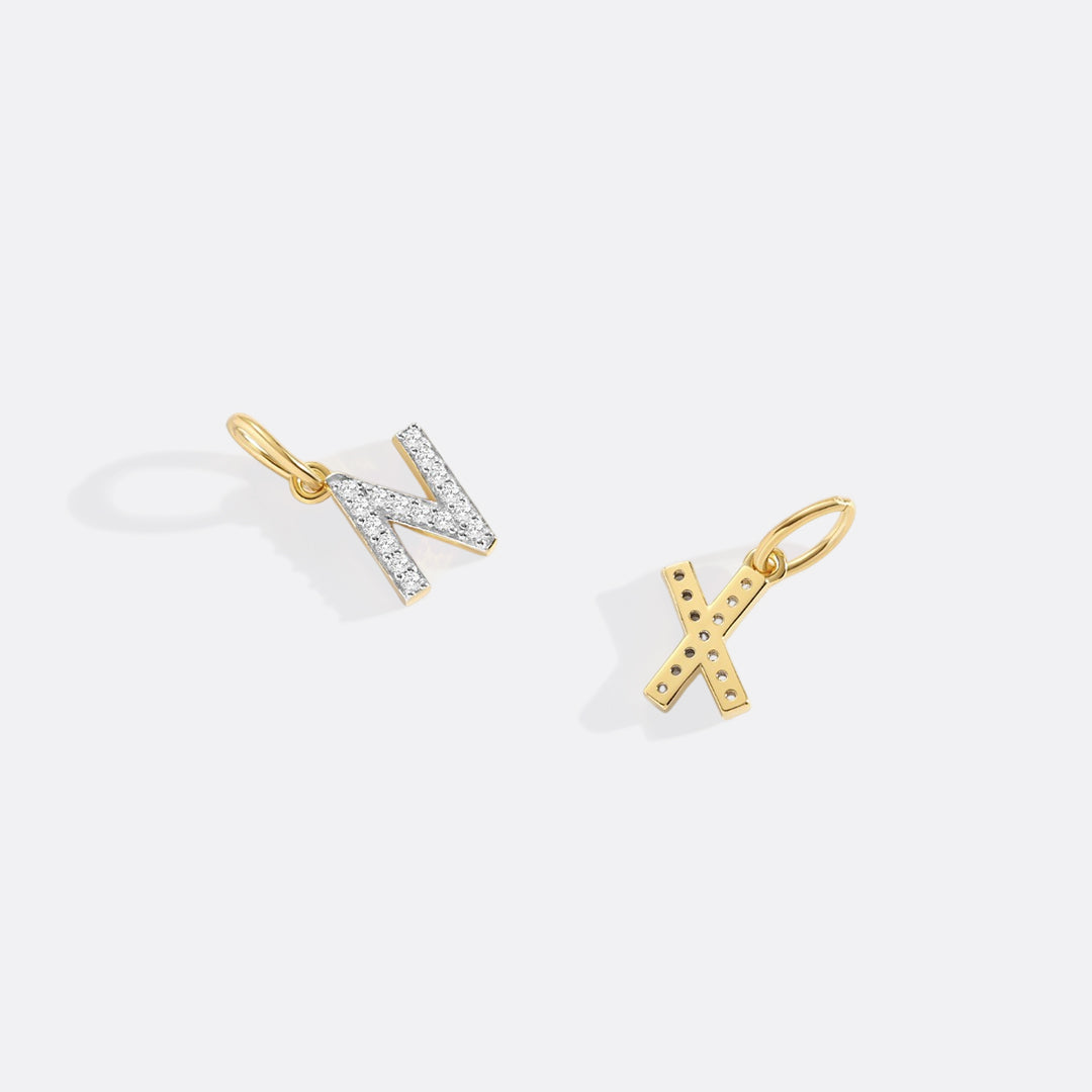 Diamond Initial Charm