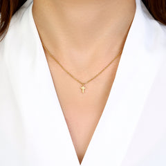Dainty Cross Pendant